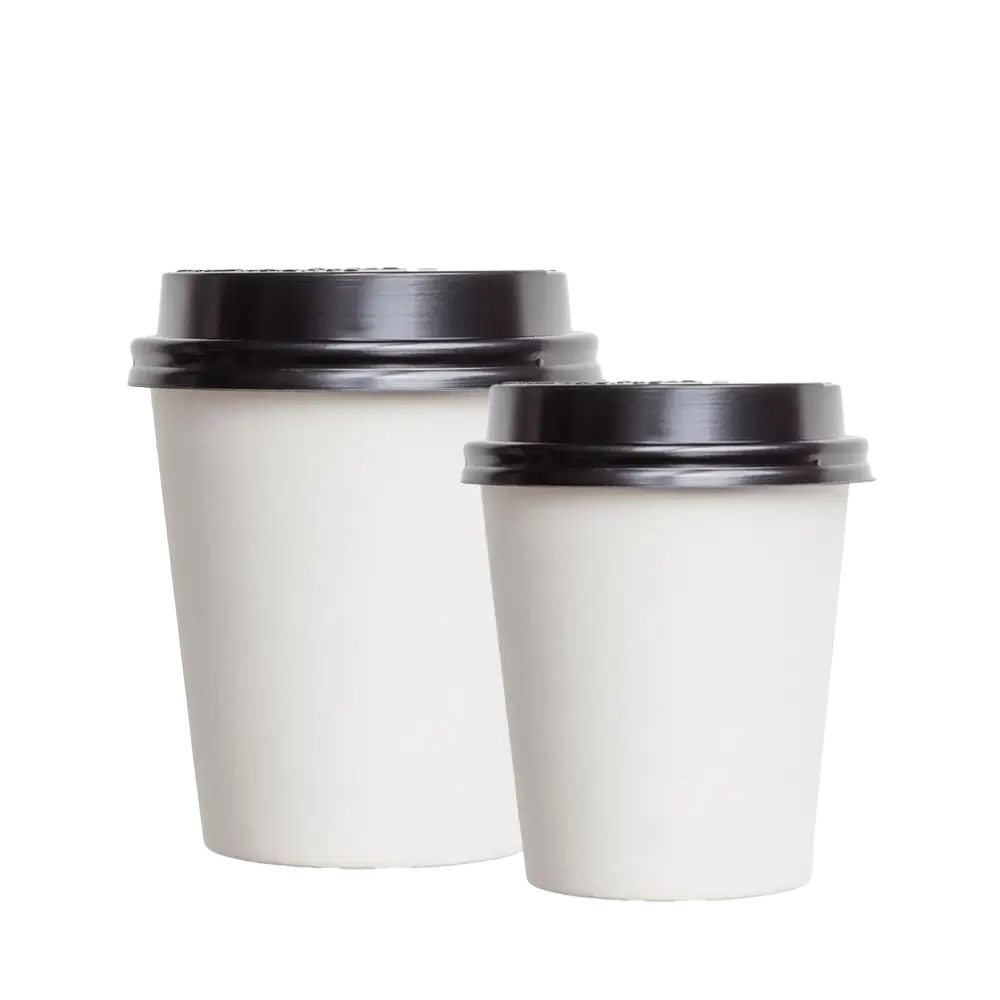 Disposable coffee cups with lids – custom printed packaging UK