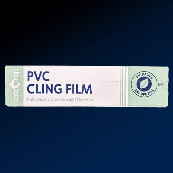 12 Inch Cling Film 12" x 300m cutter box Pack of 6 rolls