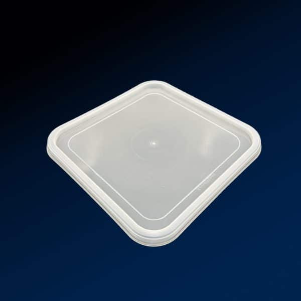 Plastic Lid For 2/4 Litre Square Tub Box of 400