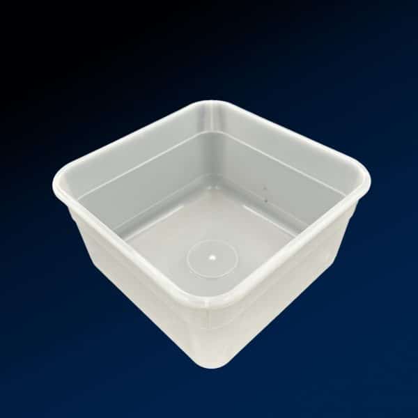 Plastic 2 Litre Tub Square Box of 80
