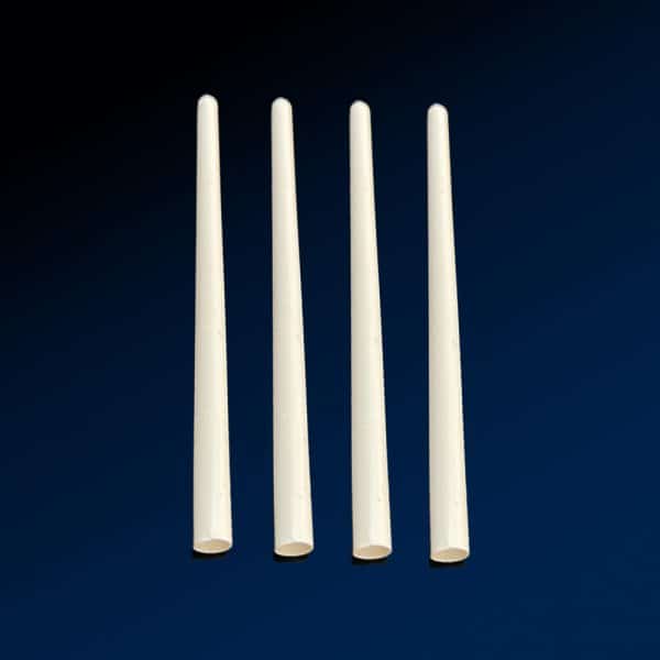White Smoothie Straws Compostable 200x9mm Box of 250